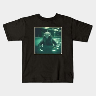 Cthulu Swims Kids T-Shirt